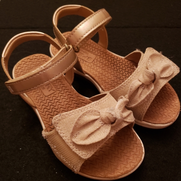 Girls 10M Sperry Brown Strap Open Toe Youth Sandals - Very Gently Preowned - Picture 3 of 10